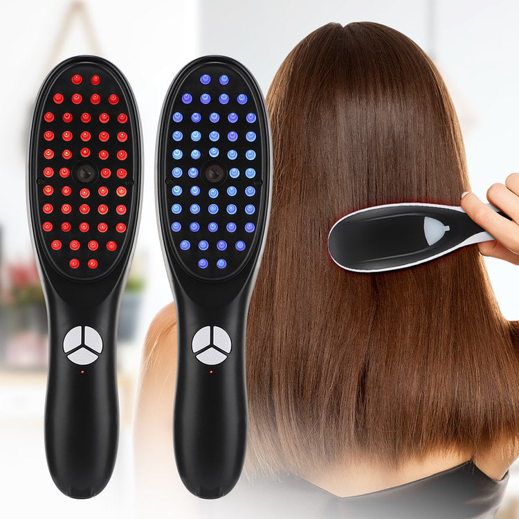 Electric Scalp Massager Brush with Vibration, Spray Applicator Comb for Hair Care Routine