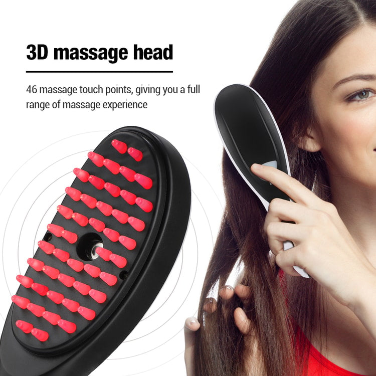 Electric Scalp Massager Brush with Vibration, Spray Applicator Comb for Hair Care Routine