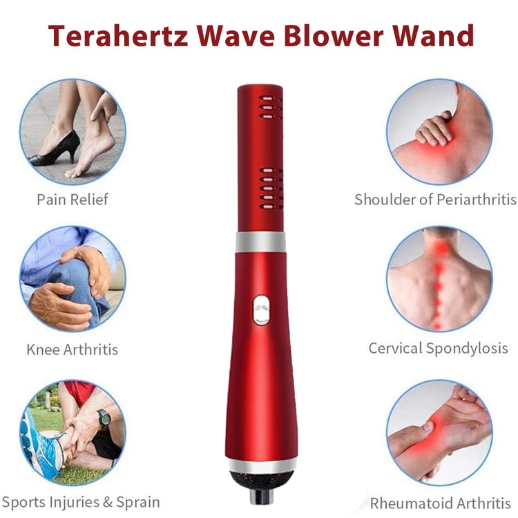 Terahertz Therapy Device Body Care Wand with Gentle Heat for Everyday Wellness