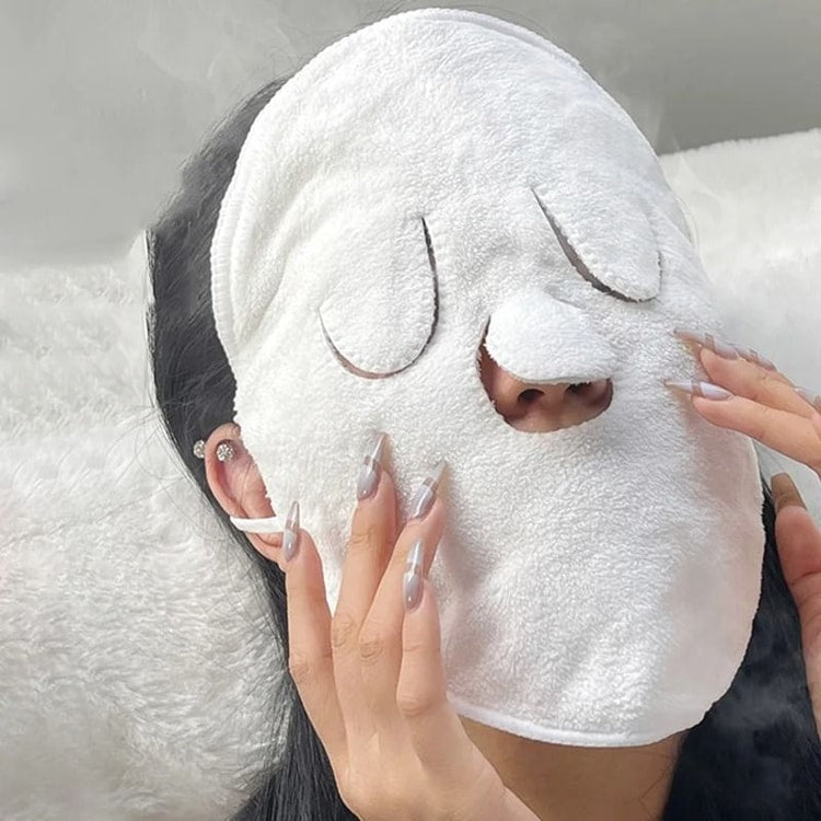 Skin Care Cotton Hot Compress Mask Towel