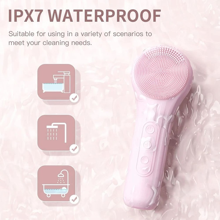 Rechargeable Sonic Facial Cleansing Brush for Deep Skin Care
