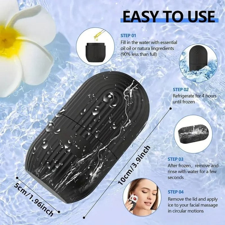 Silicone Ice Ball Face Massager For Cooling Skin Care