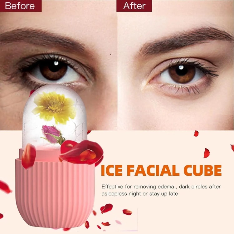 Silicone Ice Ball Face Massager For Cooling Skin Care