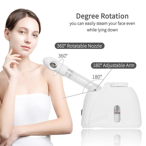 Beauty Pore Cleaner Fog Steamer, Skin Care Moisturizing Aroma Herbal Steaming SPA Machine